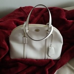 Coach white Katy Satchel